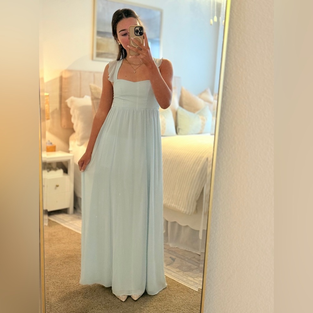 Show Me Your MuMu Light Blue Maxi Dress